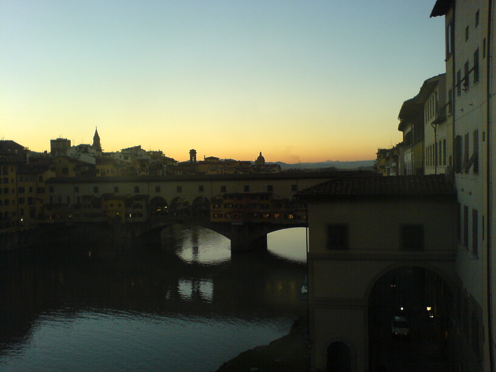 Ponte Vecchio over the Arno in Florence